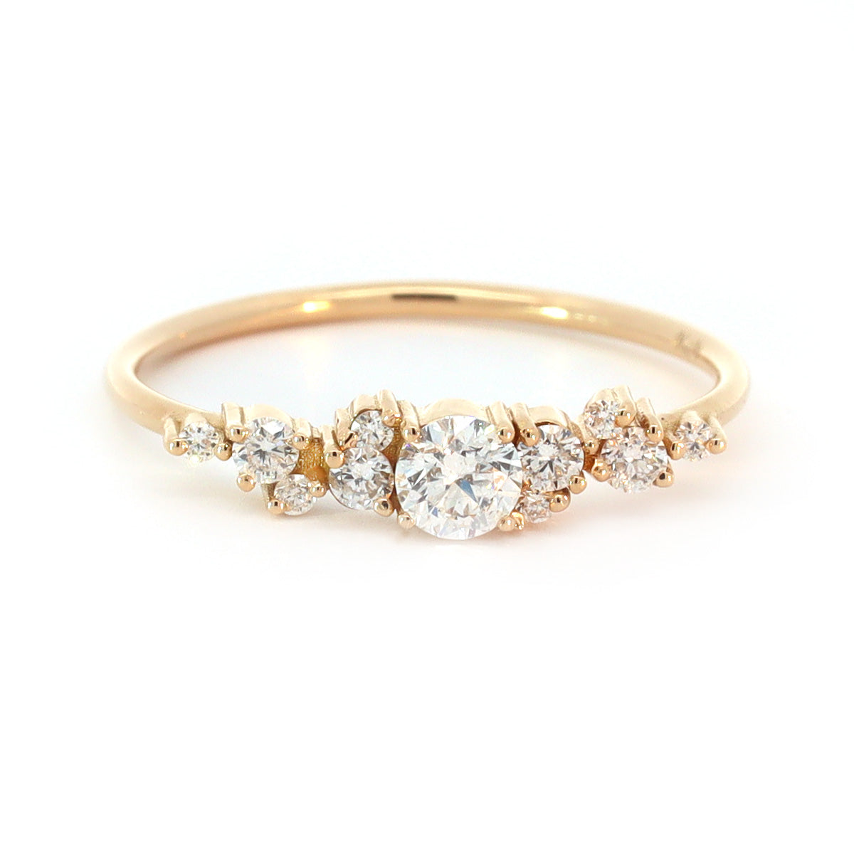 18K Gold Diamond Ring 0.35ct tw. A00233