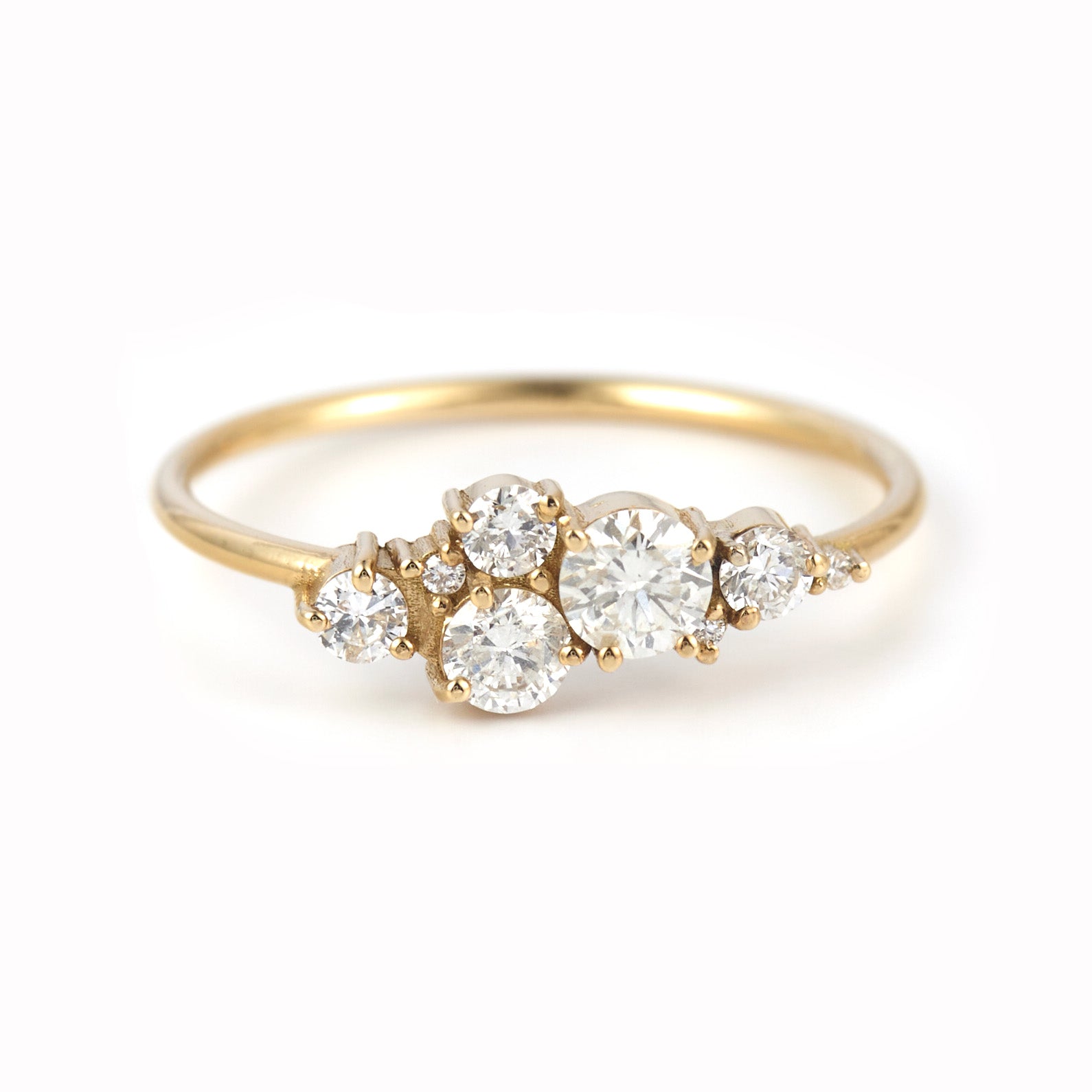 18K Gold Diamond Ring 0.52ct tw. A00240 Faber Jewels