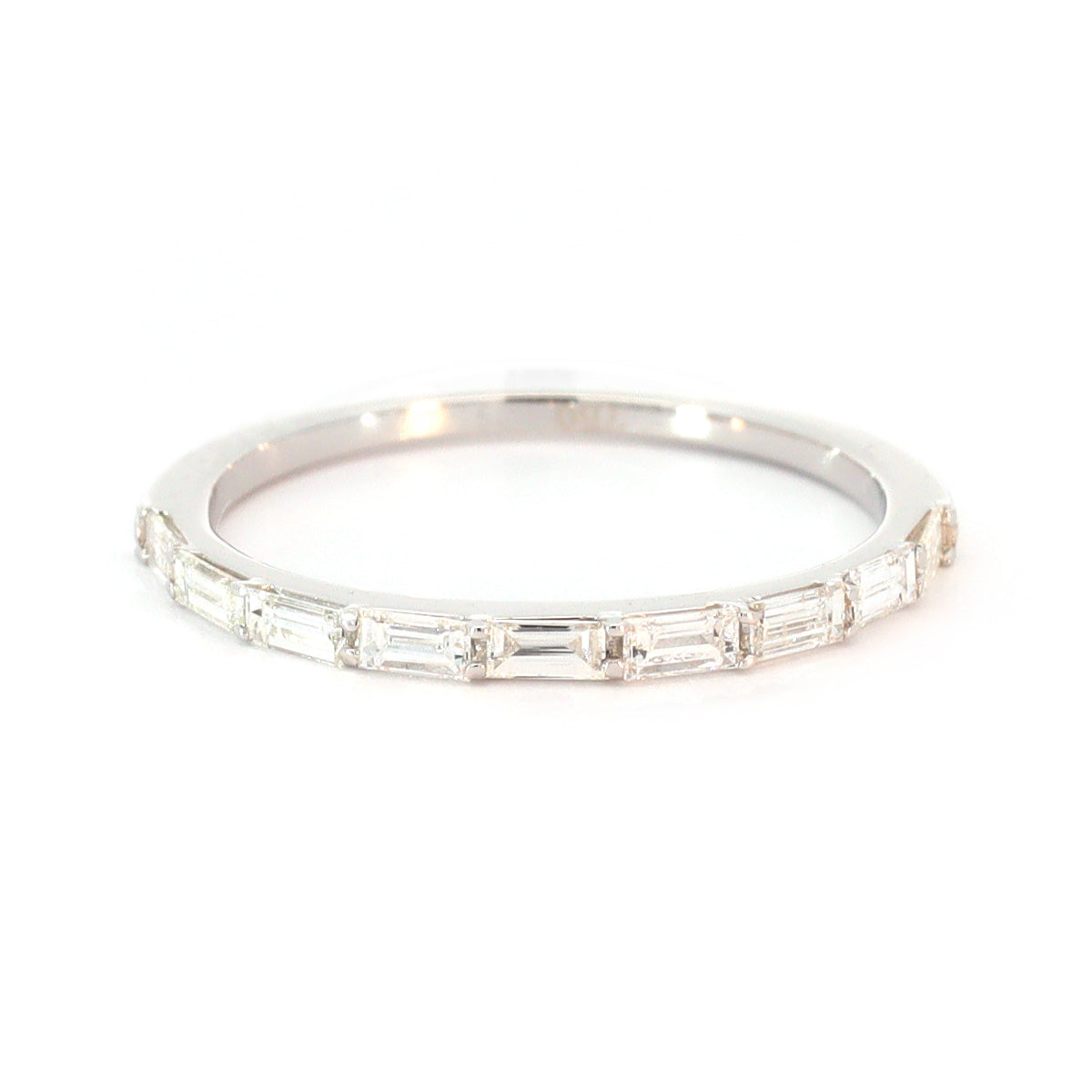 18K Gold Baguette Diamond Ring 0.41ct tw. A00224 - FABER JEWELS