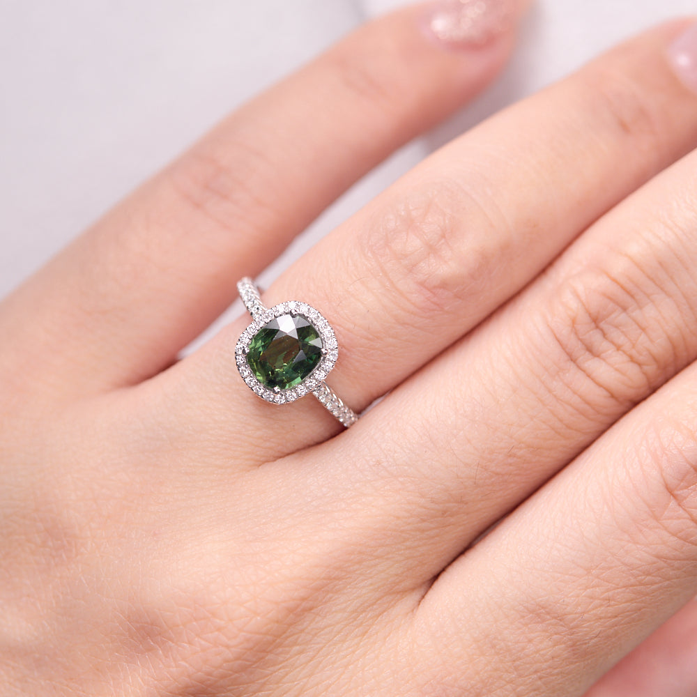 18K Gold Australian Parti-Colour Sapphire Diamond Ring 1.62ct CC0046 - FABER JEWELS