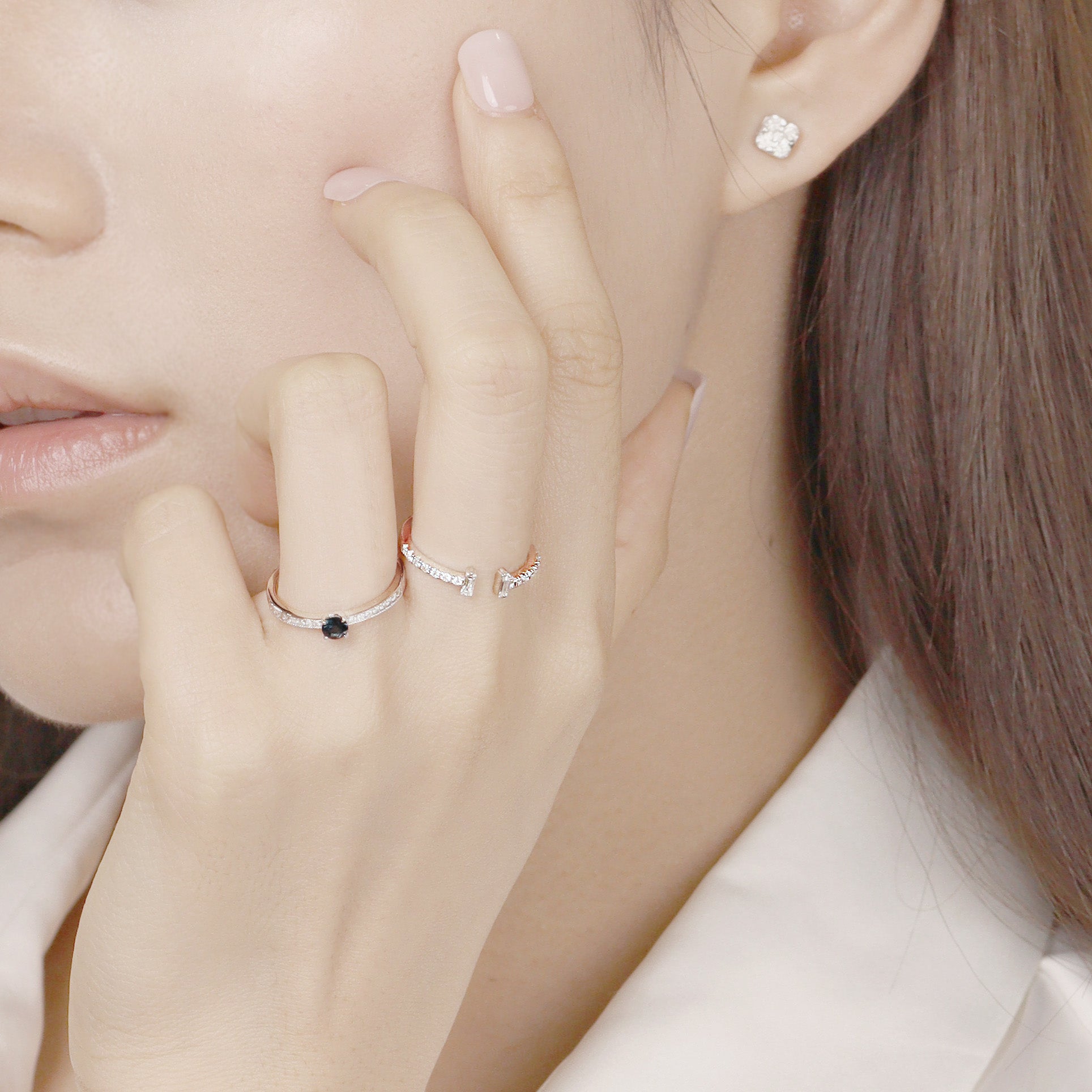18K GOLD Twilight Elegance Diamond Ring A00207 - FABER JEWELS