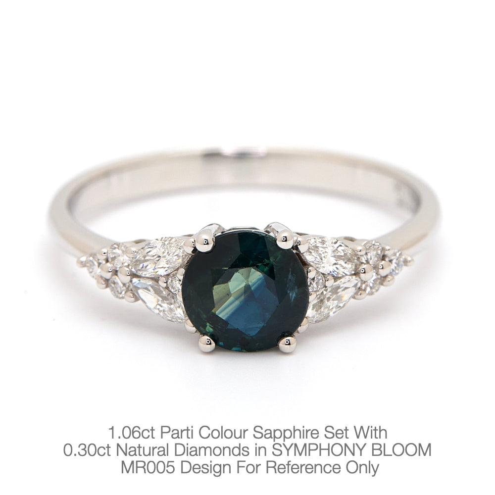 18K Gold Natural Diamond Symphony Bloom Ring Mount MR005 - FABER JEWELS