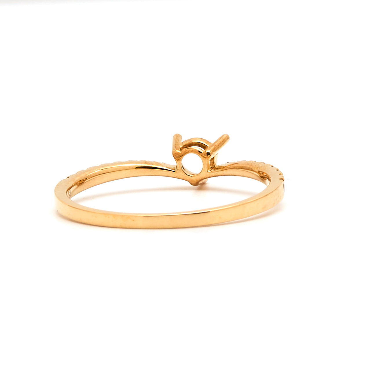 18K Gold Natural Diamond Vera ring mount RM1044