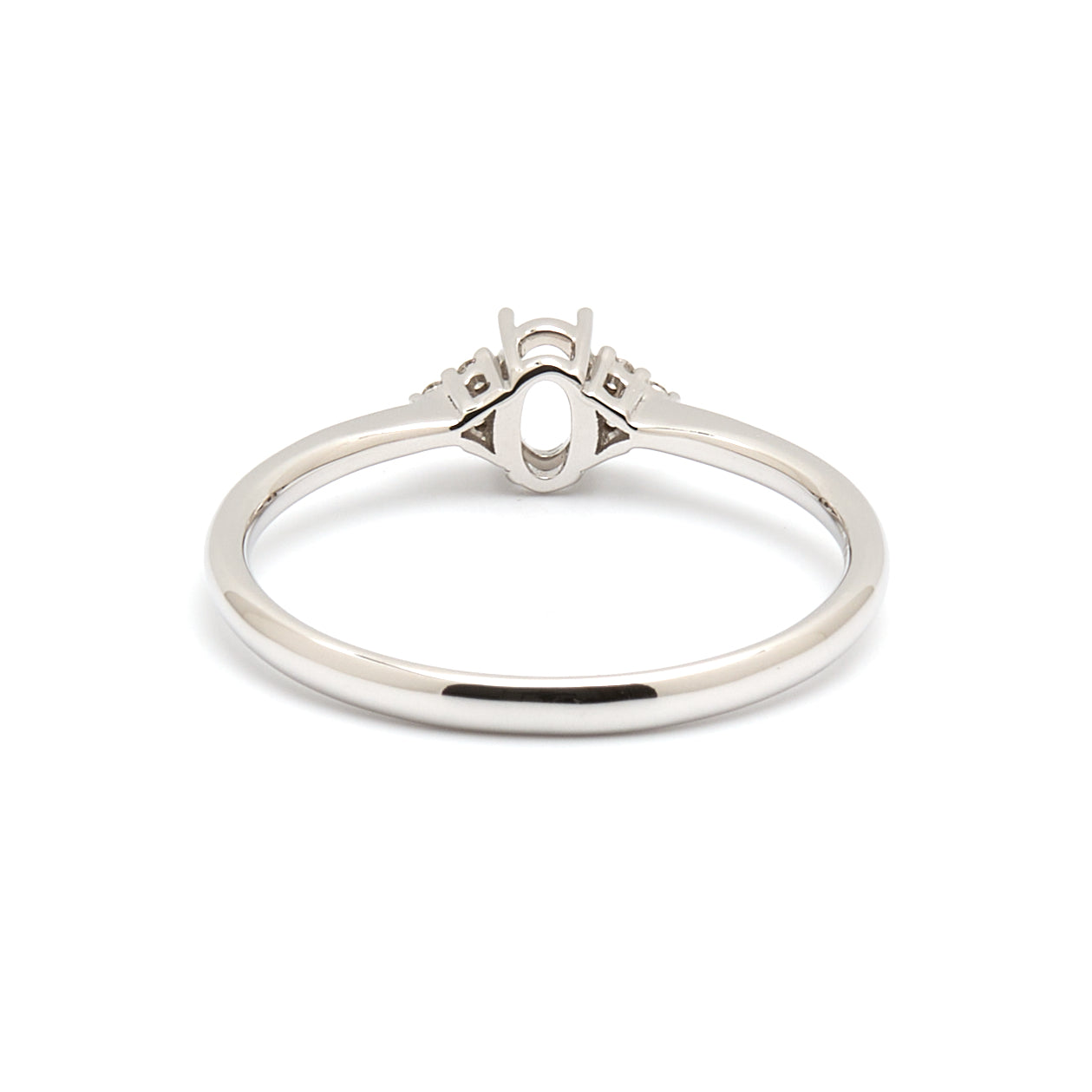 18K Gold Natural Diamond Blossom ring mount RM1202