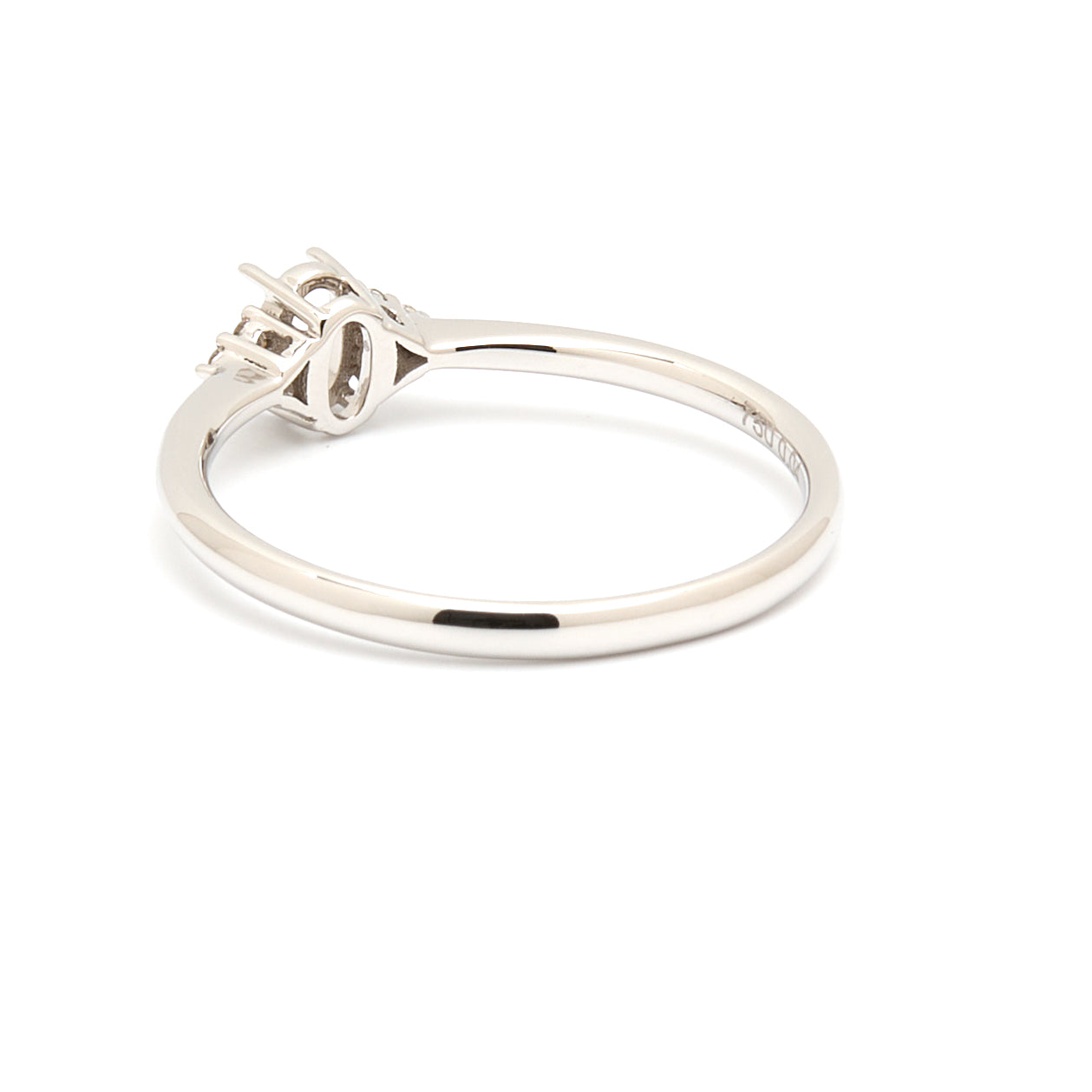 18K Gold Natural Diamond Blossom ring mount RM1202