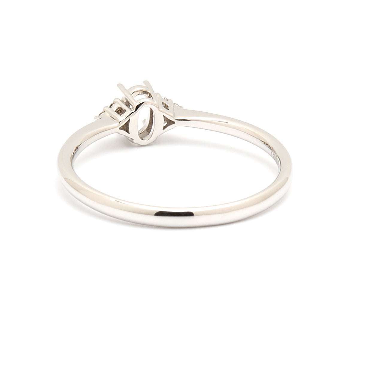 18K Gold Natural Diamond Blossom ring mount RM1202