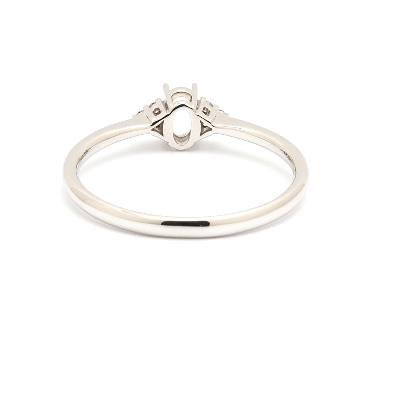 18K Gold Natural Diamond Blossom ring mount RM1202