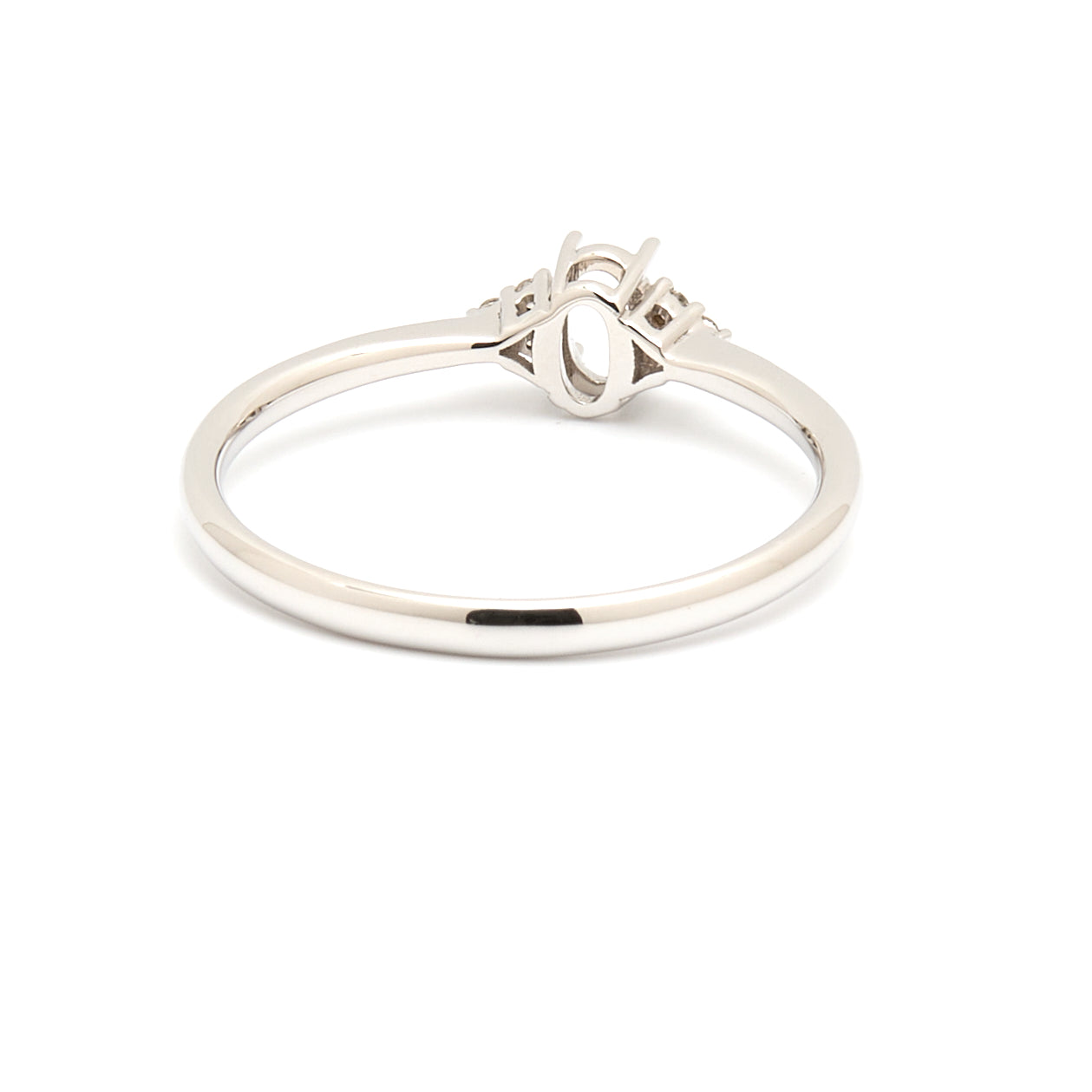 18K Gold Natural Diamond Blossom ring mount RM1202