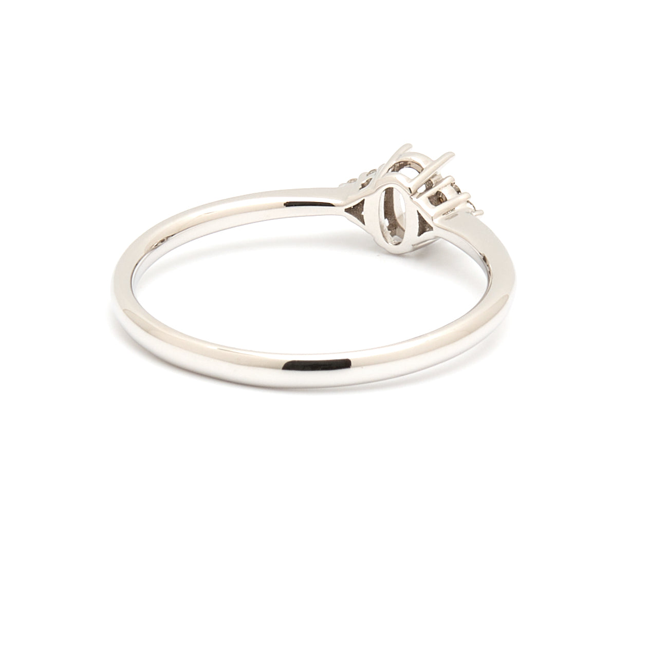 18K Gold Natural Diamond Blossom ring mount RM1202