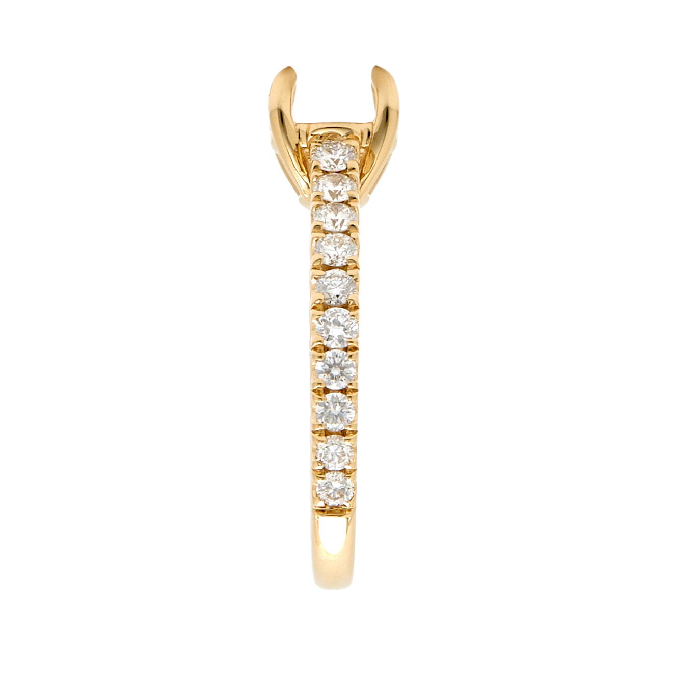 18K Gold Natural Diamond Elyra Ring Mount RM1492 t.c.w. 0.58ct