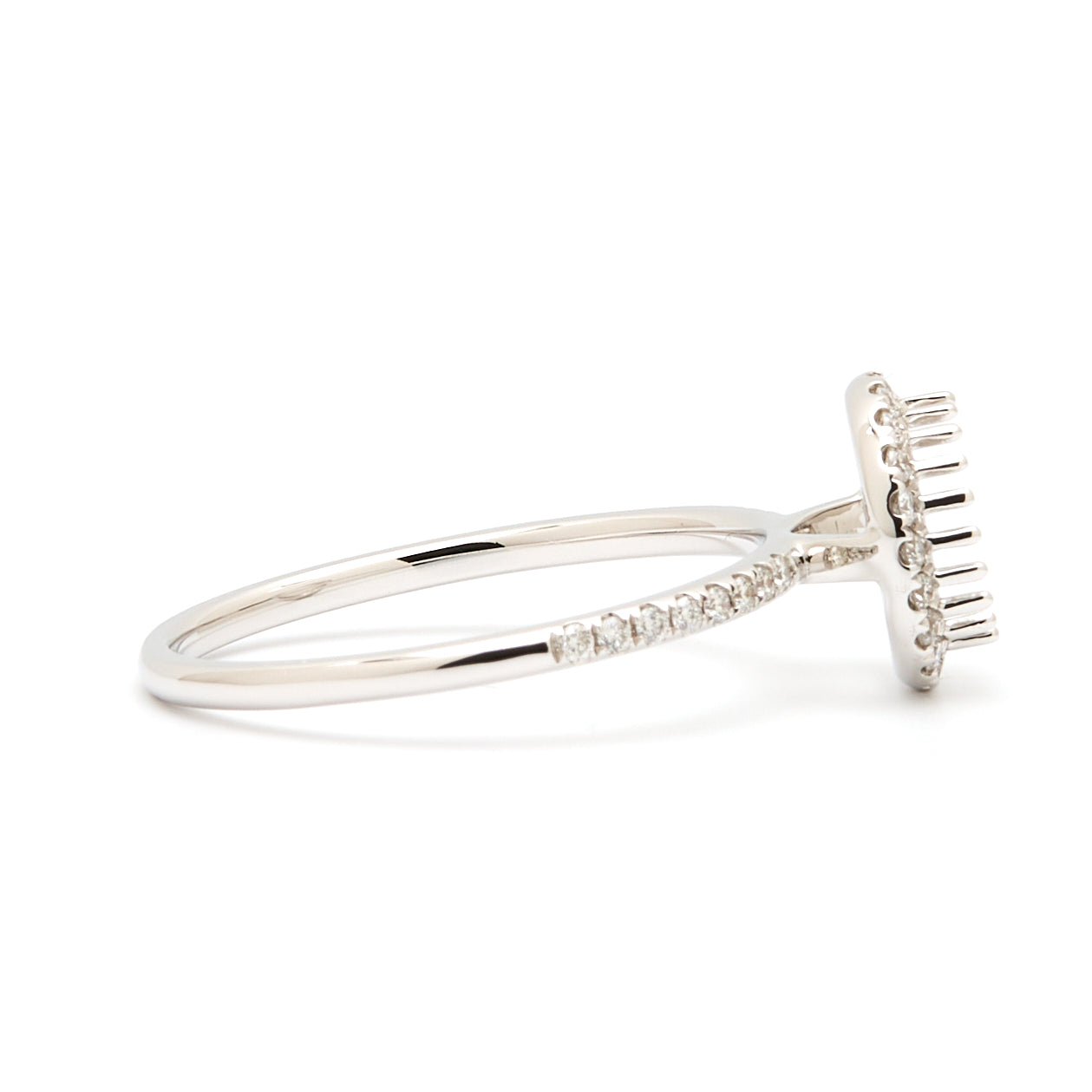 18K Gold Natural Diamond Nova Ring Mount MR016 - RM5014 - FABER JEWELS