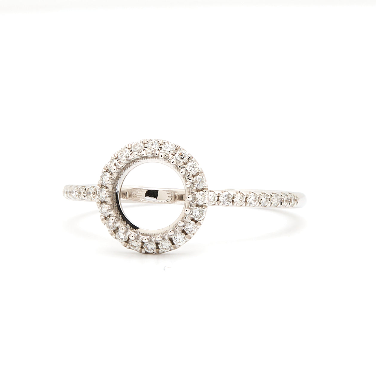 18K Gold Natural Diamond Nova Ring Mount MR016 - RM5014 - FABER JEWELS