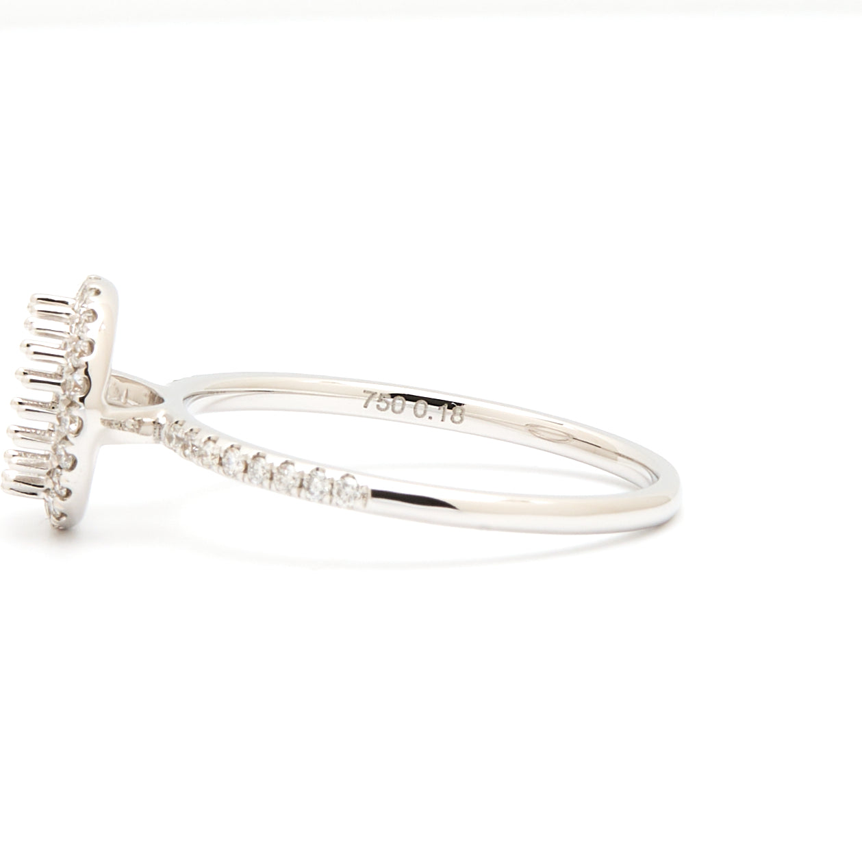 18K Gold Natural Diamond Nova Ring Mount MR016 - RM5014 - FABER JEWELS