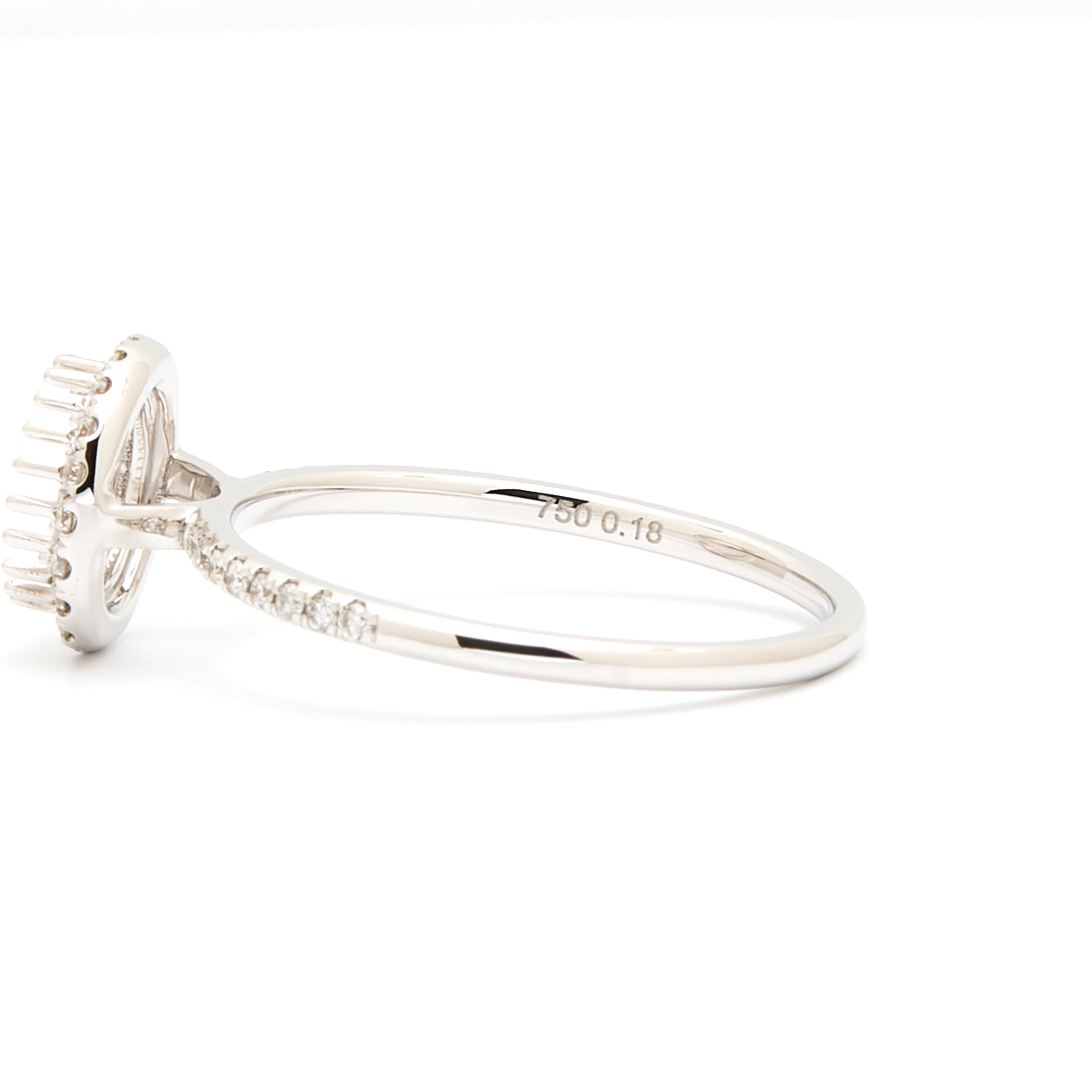 18K Gold Natural Diamond Nova Ring Mount RM5014