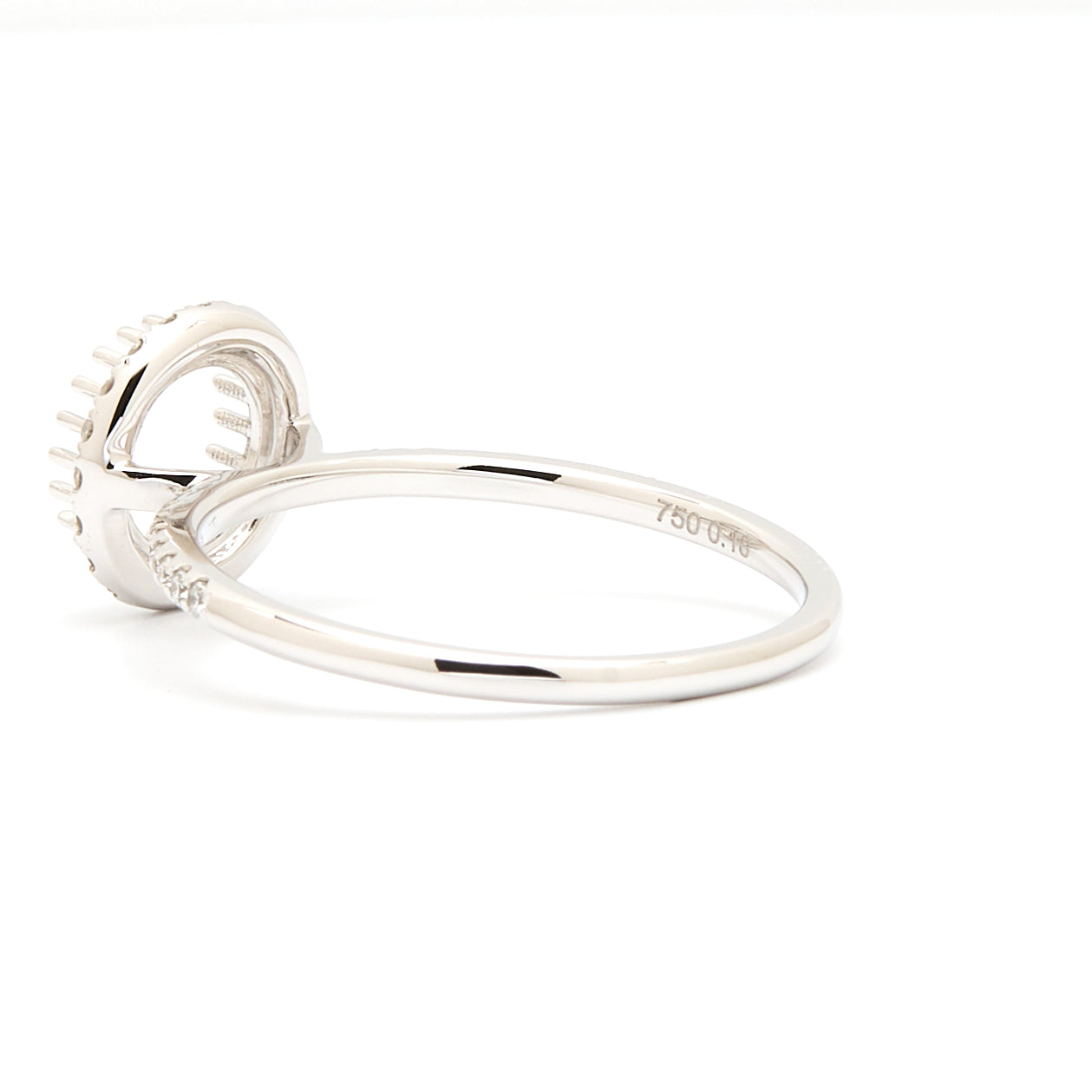 18K Gold Natural Diamond Nova Ring Mount MR016 - RM5014 - FABER JEWELS