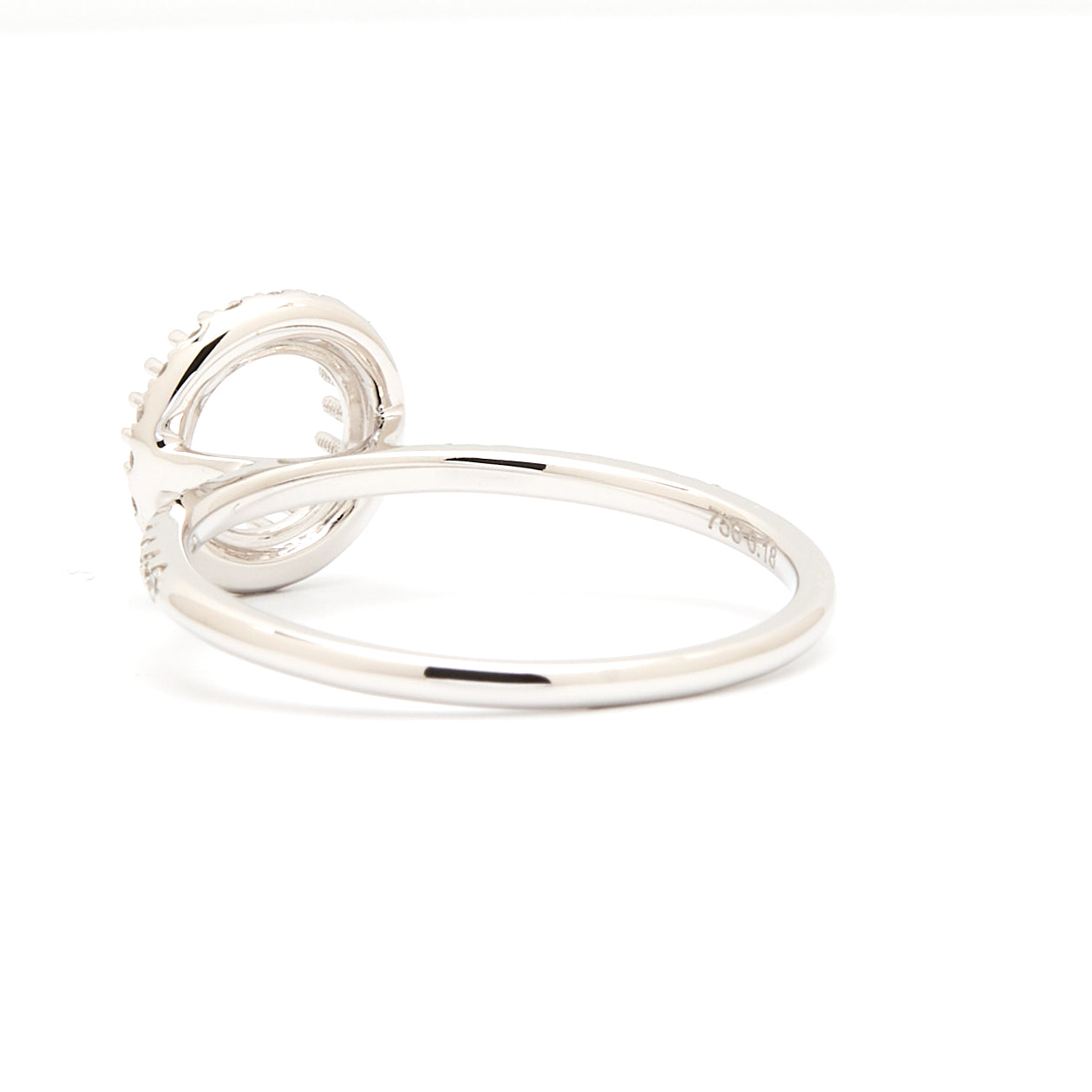 18K Gold Natural Diamond Nova Ring Mount MR016 - RM5014 - FABER JEWELS