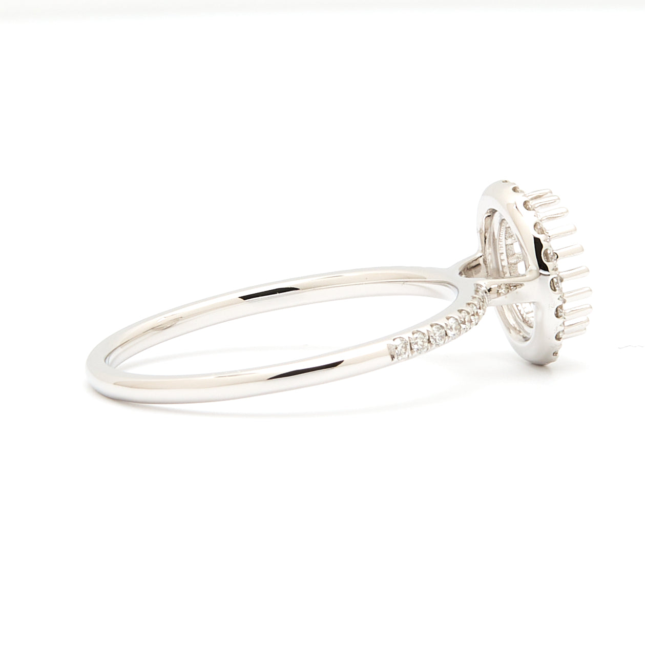 18K Gold Natural Diamond Nova Ring Mount MR016 - RM5014 - FABER JEWELS