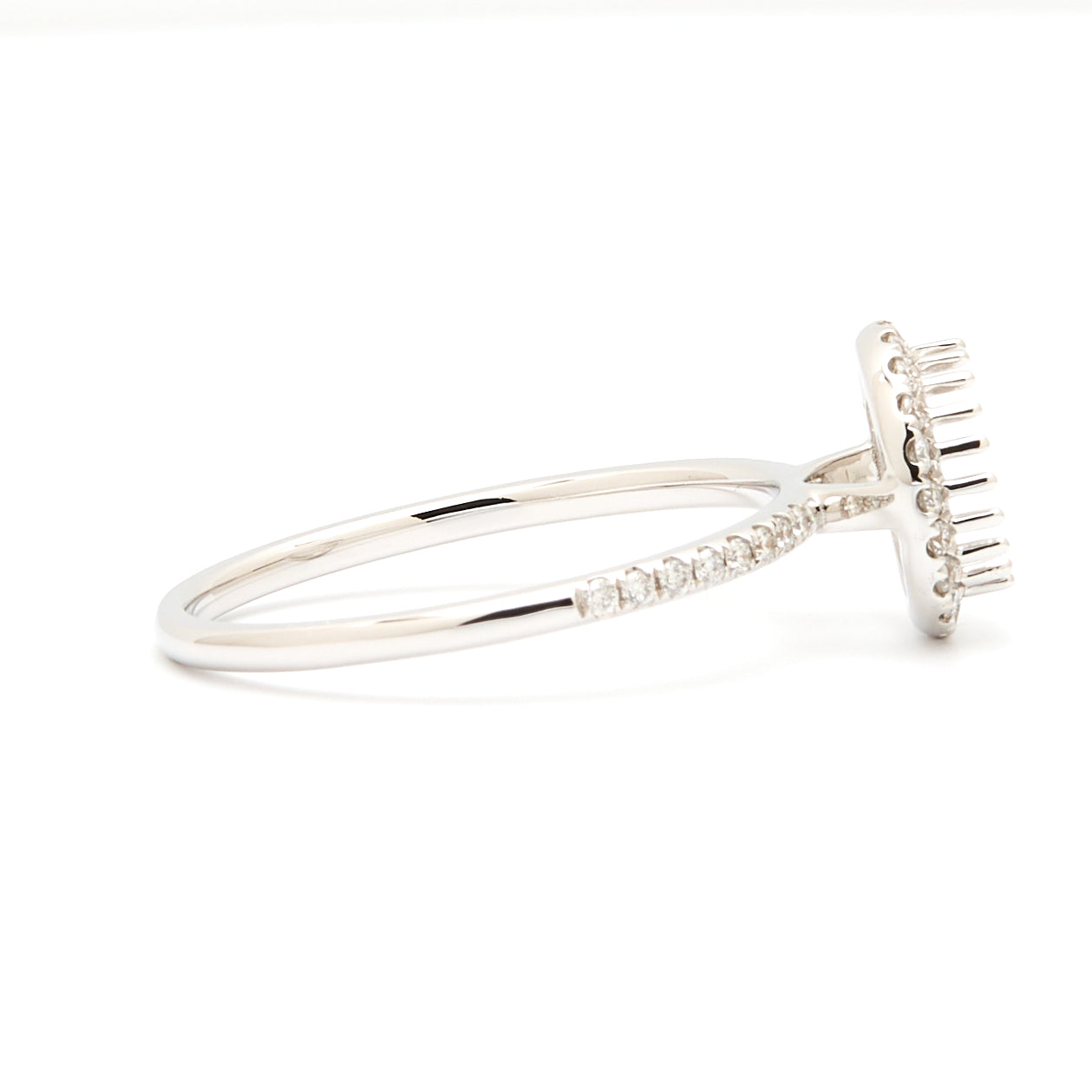 18K Gold Natural Diamond Nova Ring Mount MR016 - RM5014 - FABER JEWELS