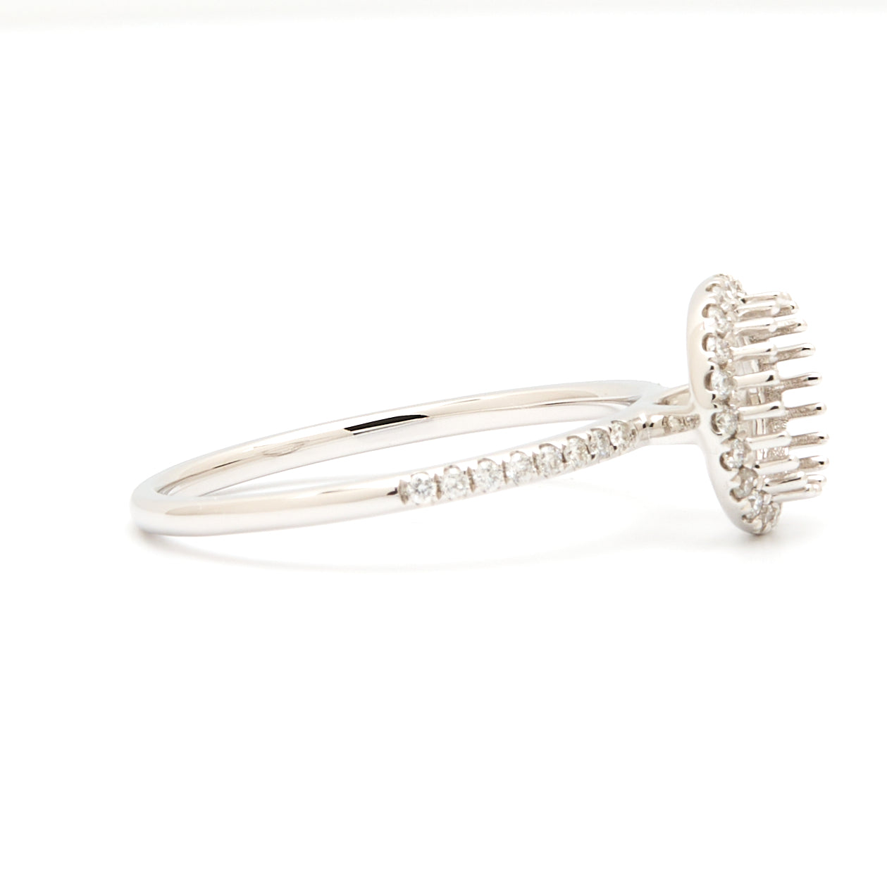 18K Gold Natural Diamond Nova Ring Mount MR016 - RM5014 - FABER JEWELS