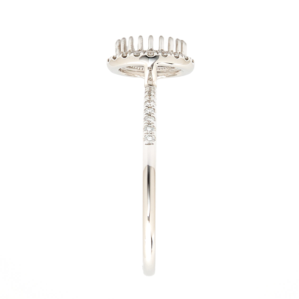 18K Gold Natural Diamond Nova Ring Mount MR016 - RM5014 - FABER JEWELS