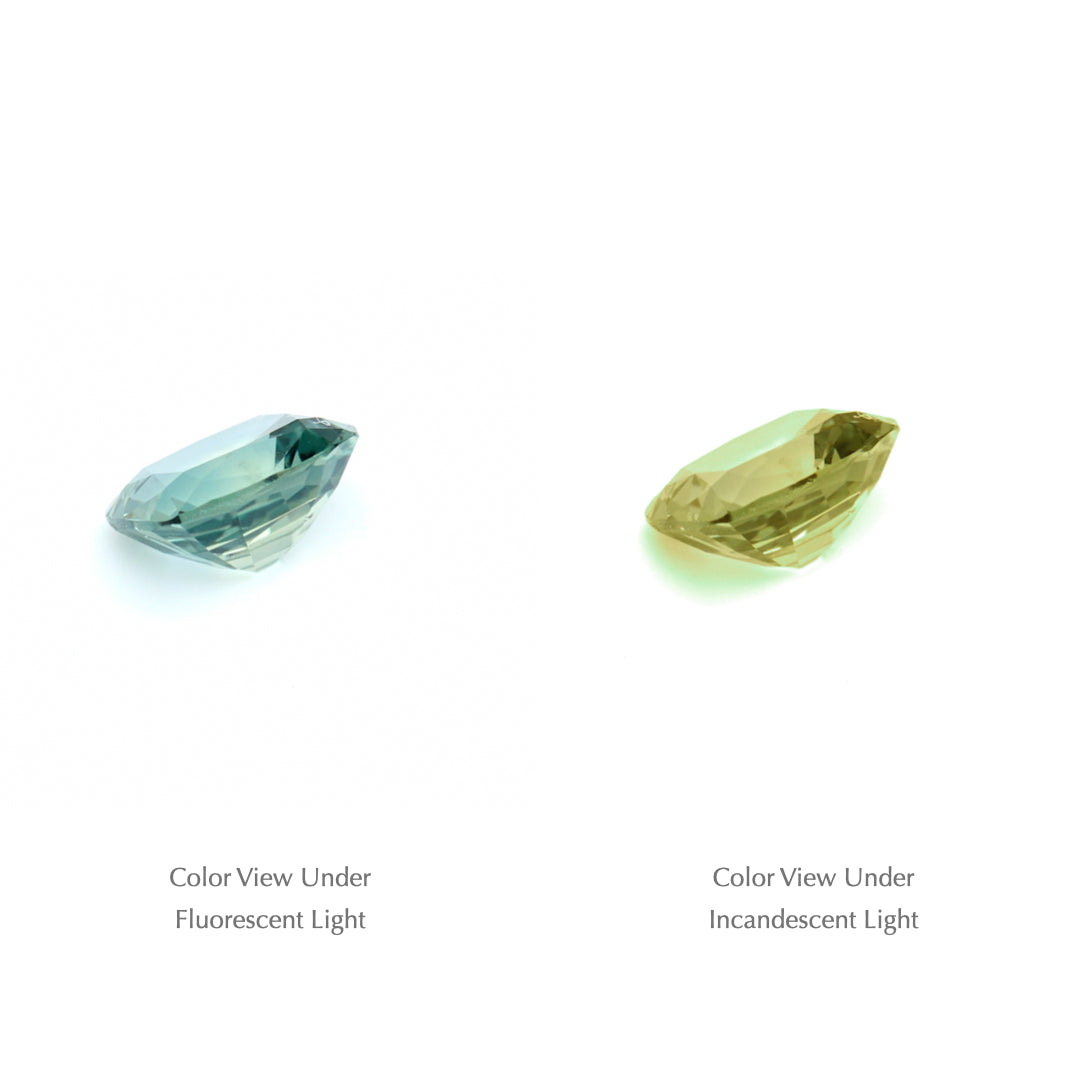 0.74 Ct. Tanzanian Color Change Sapphire TCC1001