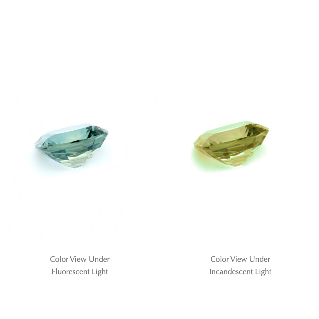 0.74 Ct. Tanzanian Color Change Sapphire TCC1001