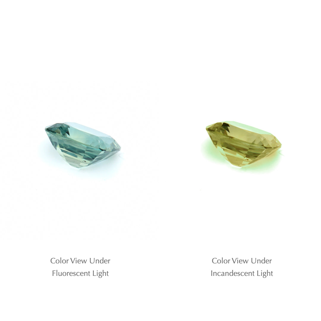 0.74 Ct. Tanzanian Color Change Sapphire TCC1001