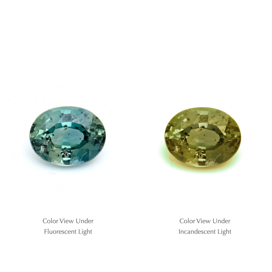 0.89 Ct. Tanzanian Color Change Sapphire TCC1005