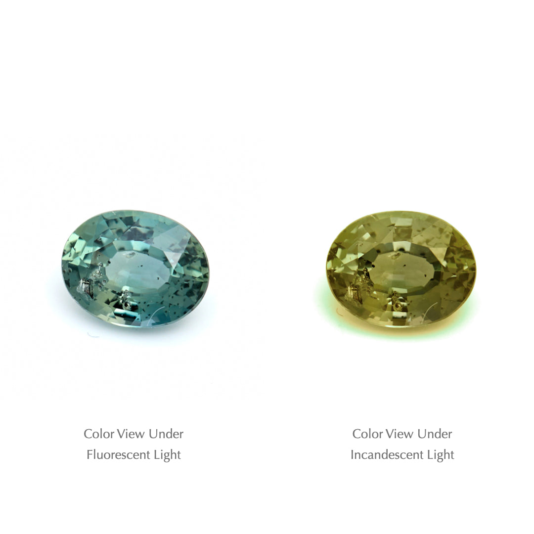 0.89 Ct. Tanzanian Color Change Sapphire TCC1005