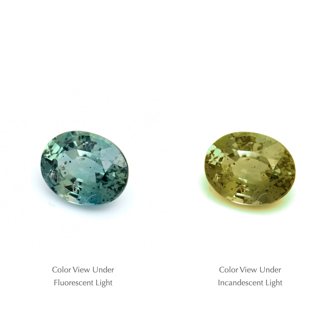 0.89 Ct. Tanzanian Color Change Sapphire TCC1005