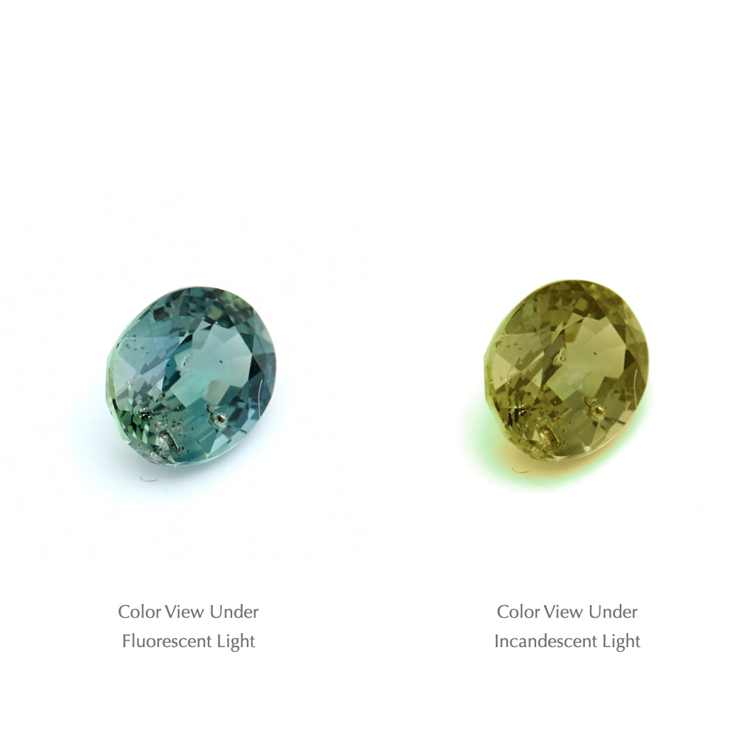 0.89 Ct. Tanzanian Color Change Sapphire TCC1005