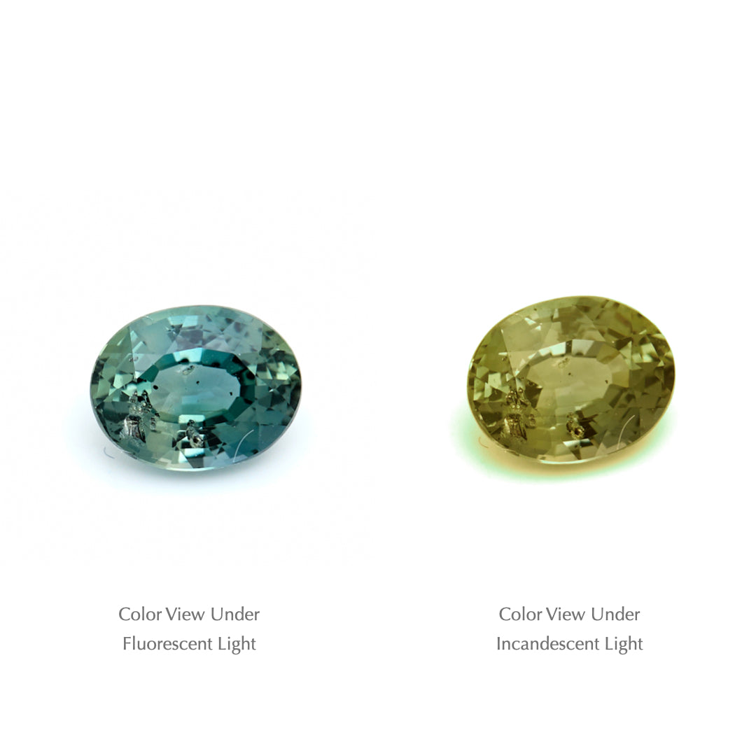 0.89 Ct. Tanzanian Color Change Sapphire TCC1005