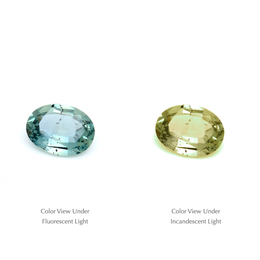 0.67 Ct. Tanzanian Color Change Sapphire TCC1006