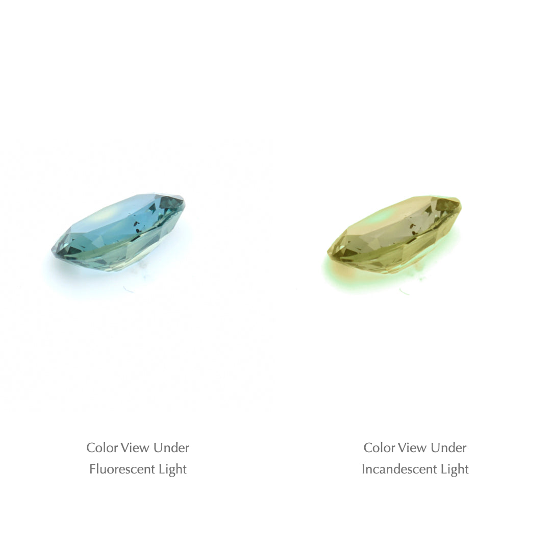 0.67 Ct. Tanzanian Color Change Sapphire TCC1006