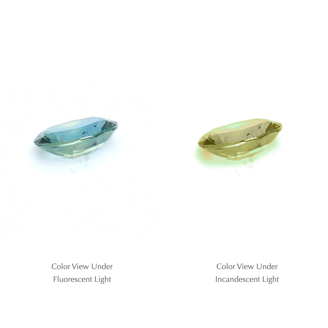 0.67 Ct. Tanzanian Color Change Sapphire TCC1006