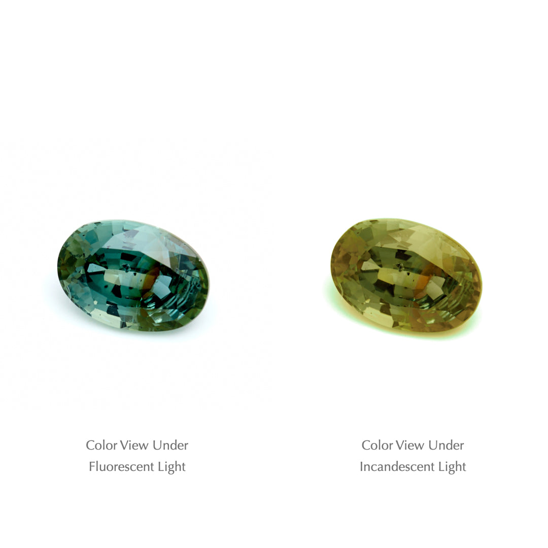 1.27 Ct. Tanzanian Color Change Sapphire TCC1009