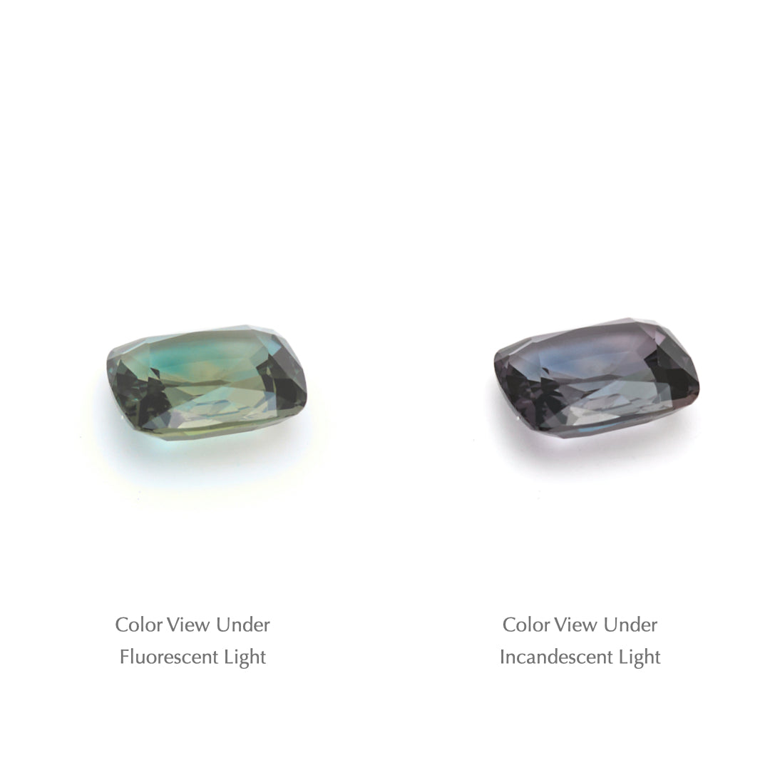 0.91 Ct. Tanzanian Color Change Sapphire TCC1018