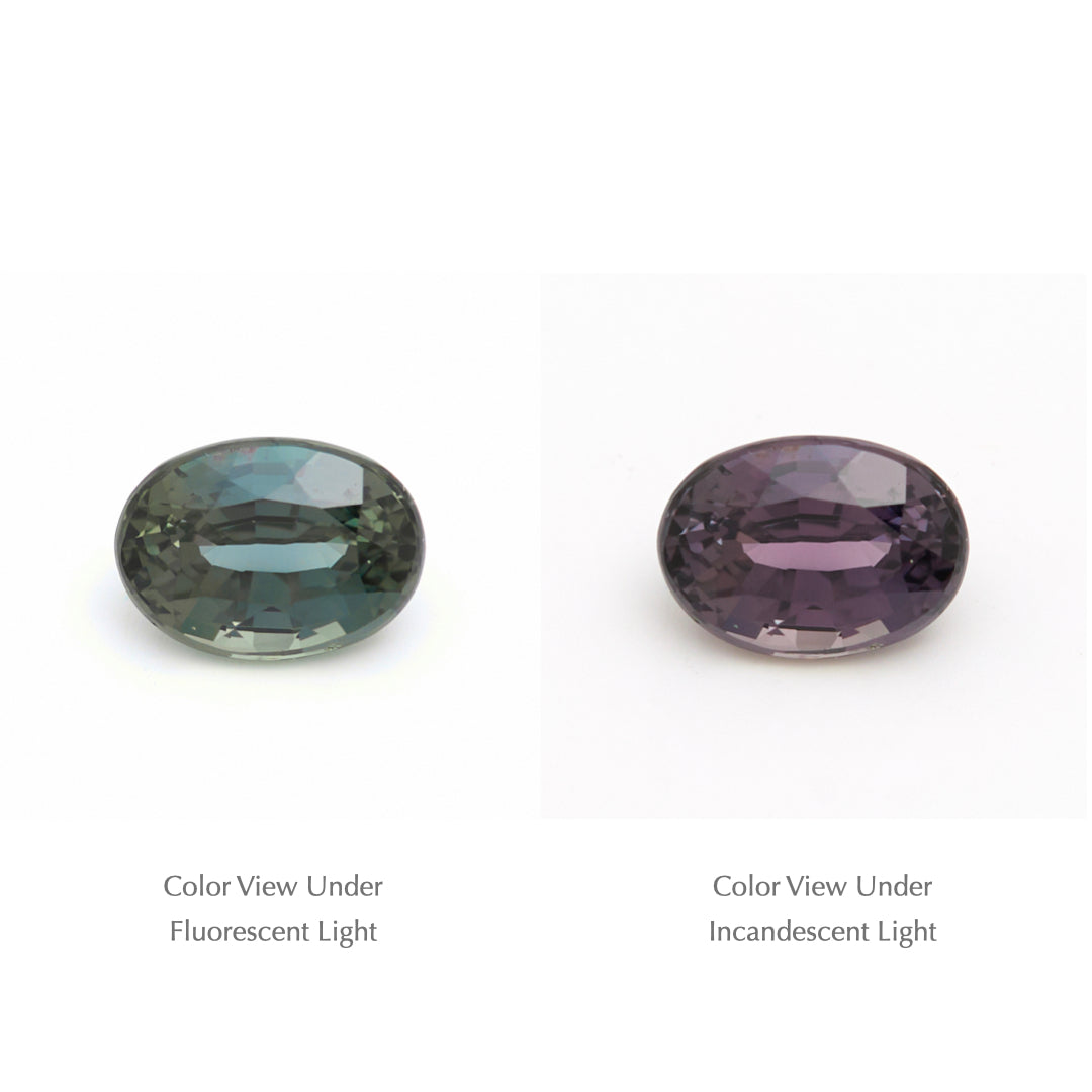 0.92 Ct. Tanzanian Color Change Sapphire TCC1019