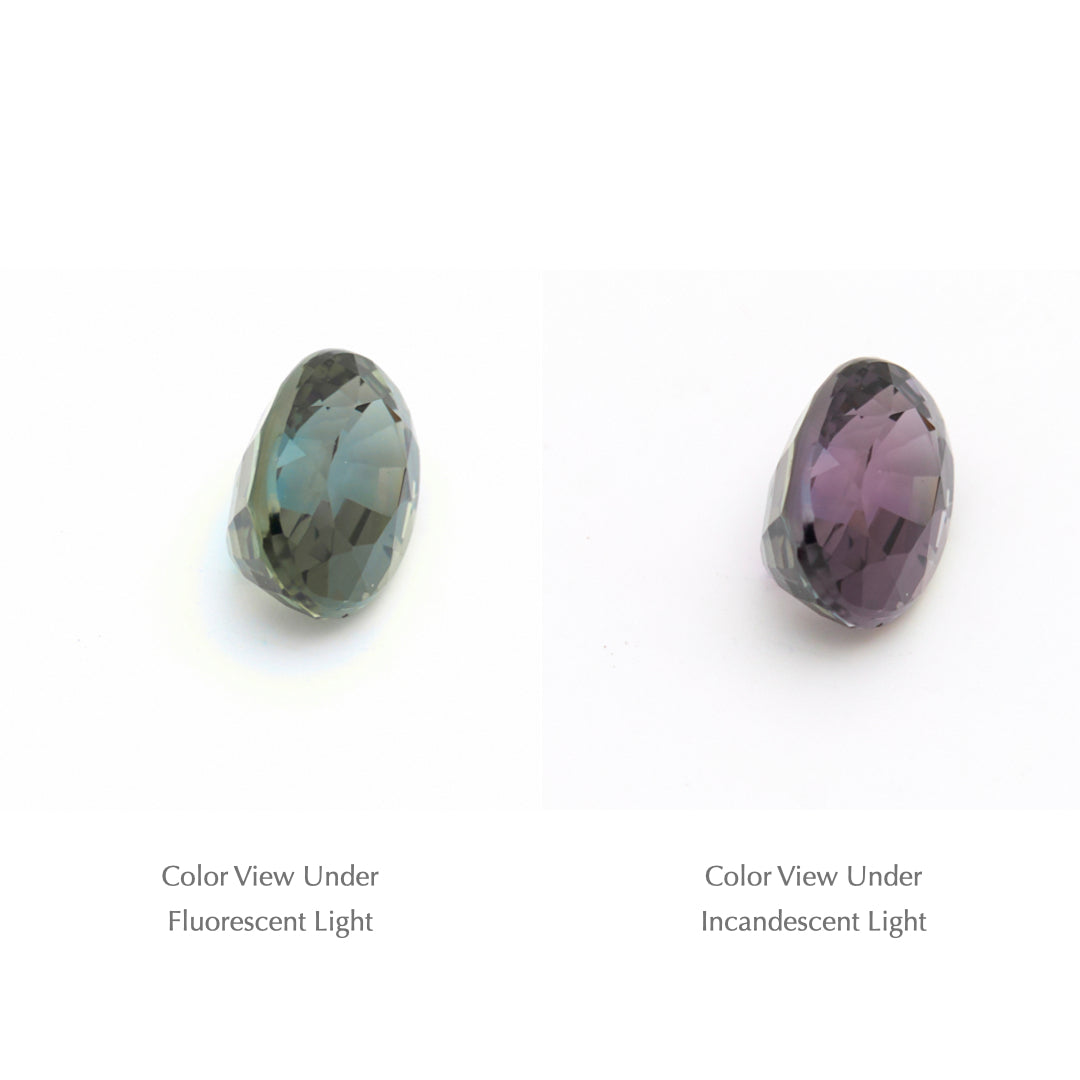 0.92 Ct. Tanzanian Color Change Sapphire TCC1019