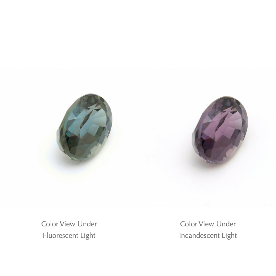 0.92 Ct. Tanzanian Color Change Sapphire TCC1019