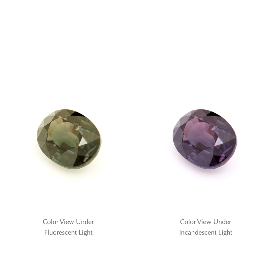 2.19 Ct. Tanzanian Color Change Sapphire TCC1028