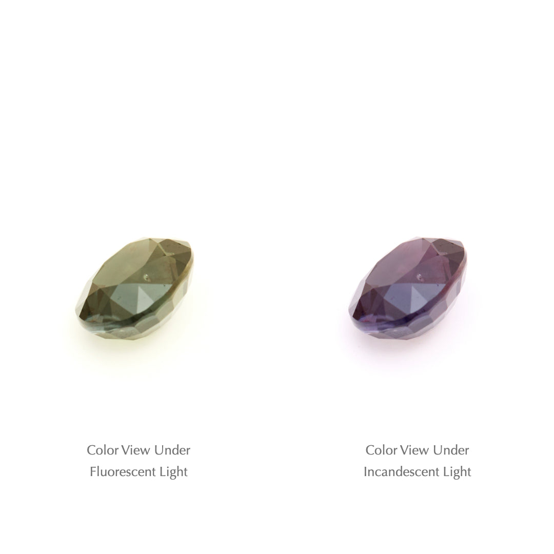 2.19 Ct. Tanzanian Color Change Sapphire TCC1028