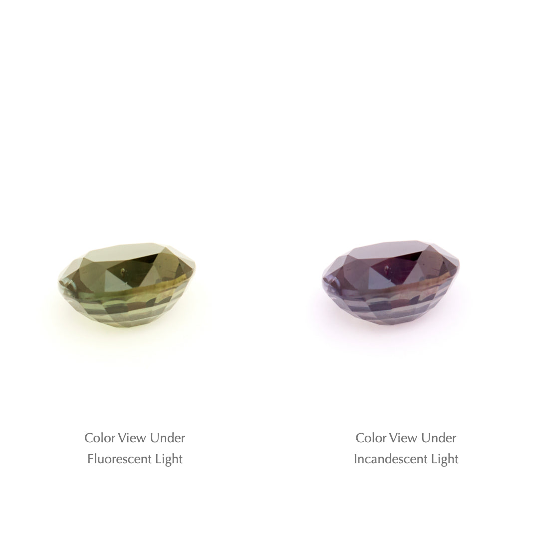 2.19 Ct. Tanzanian Color Change Sapphire TCC1028