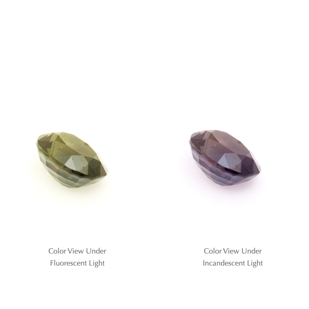 2.19 Ct. Tanzanian Color Change Sapphire TCC1028