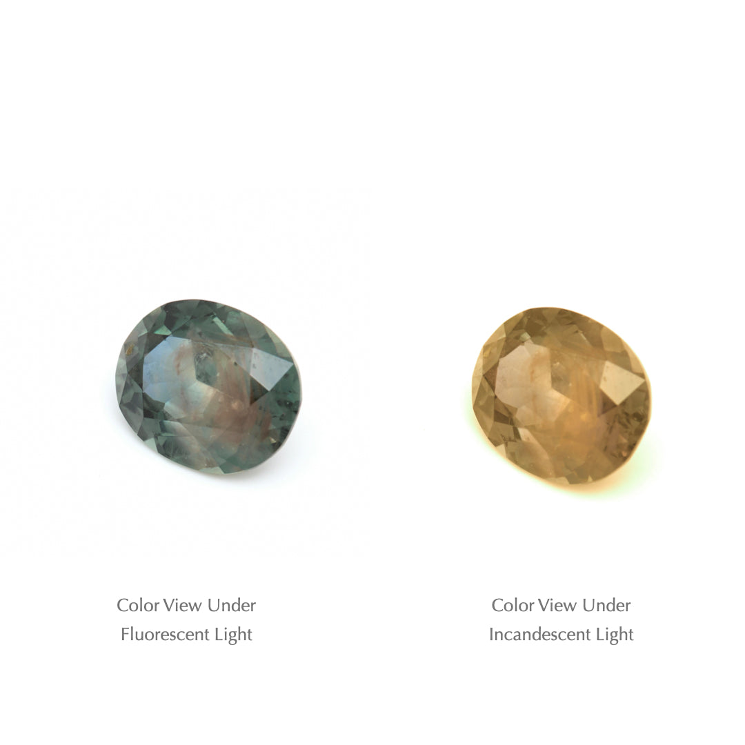 2.04 Ct. Tanzanian Color Change Sapphire TCC1029