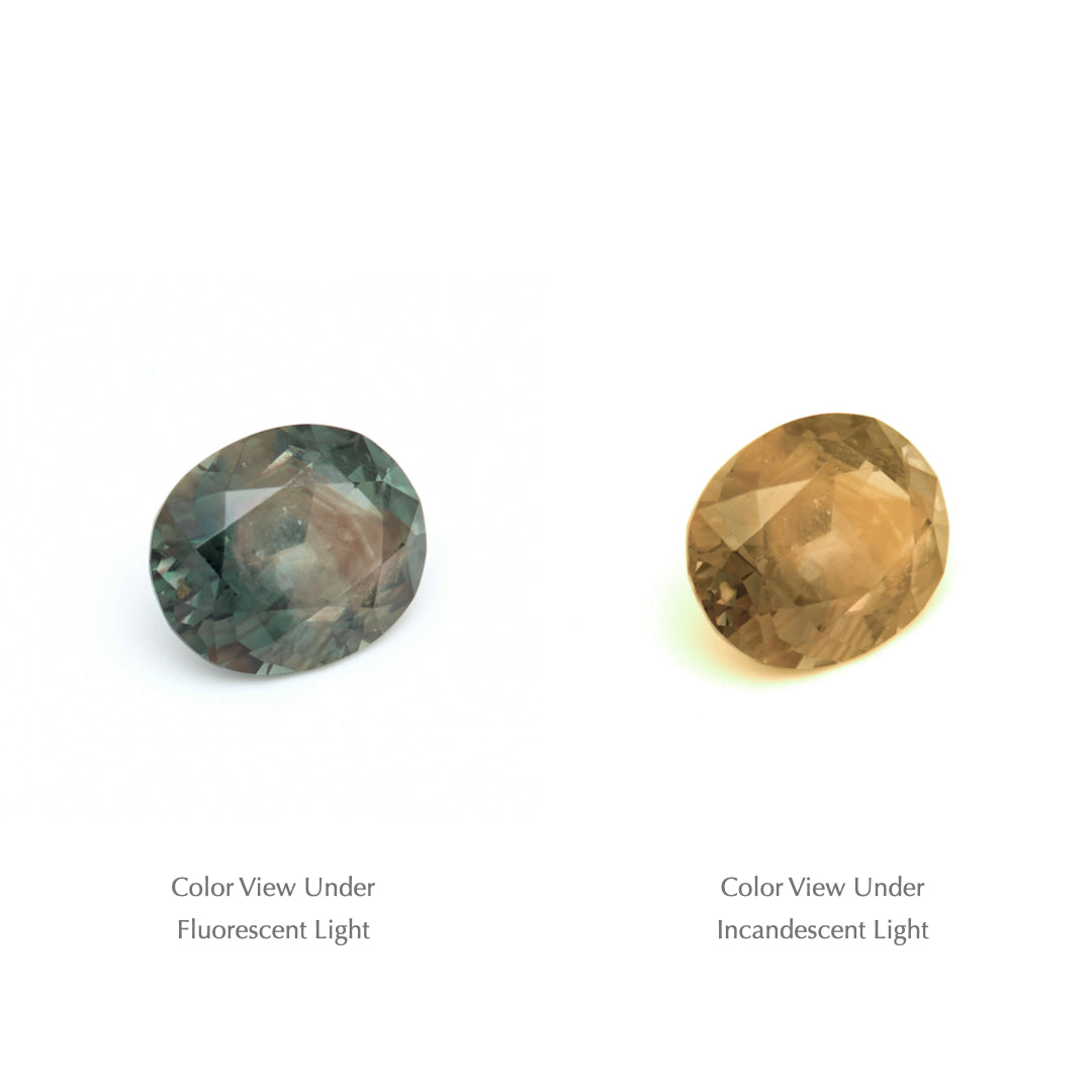 2.04 Ct. Tanzanian Color Change Sapphire TCC1029