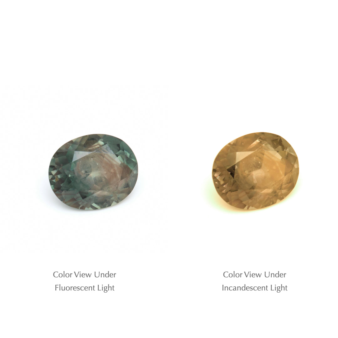 2.04 Ct. Tanzanian Color Change Sapphire TCC1029