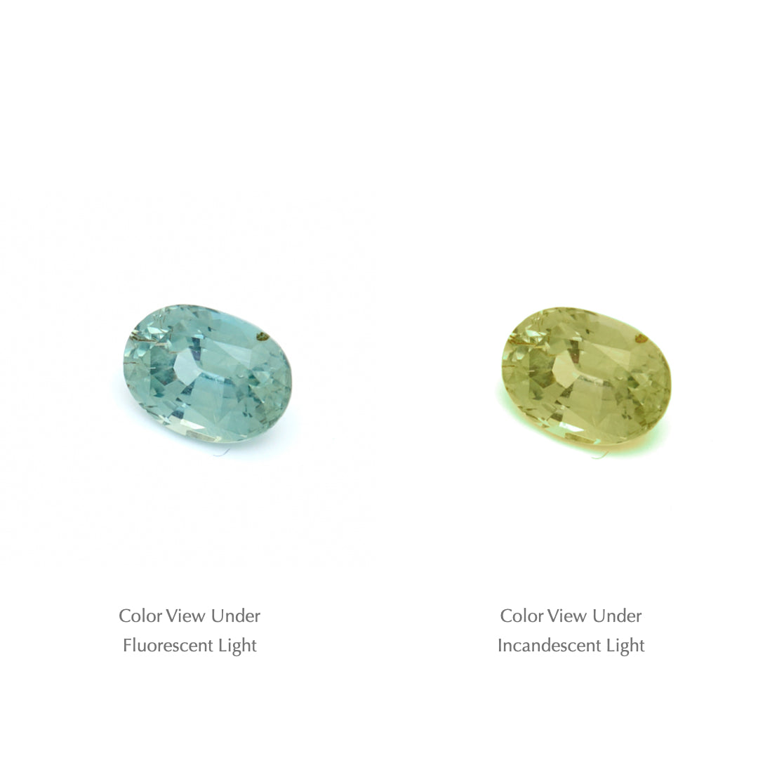 0.48 Ct. Tanzanian Color Change Sapphire TCC1037