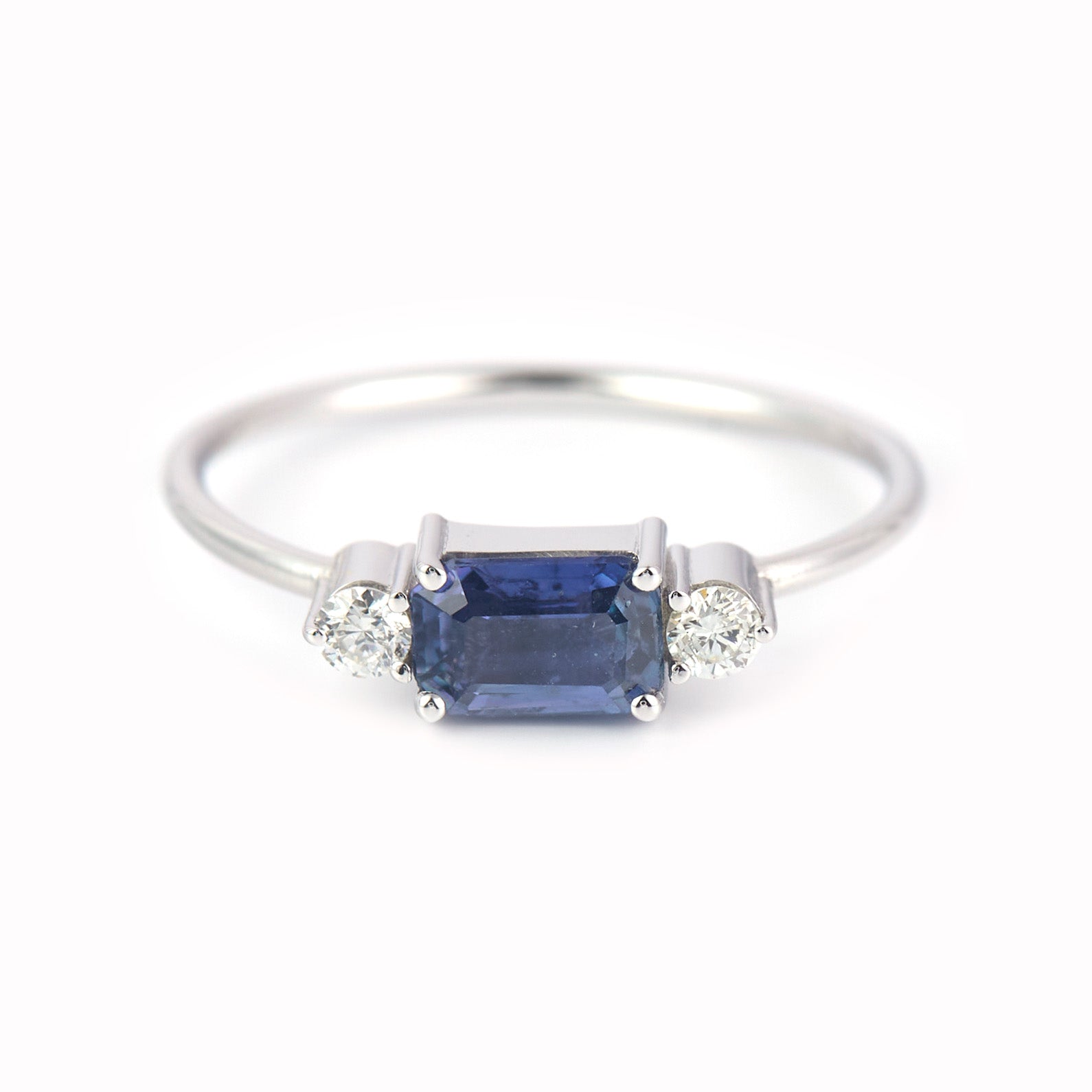 18K Gold Sapphire Diamond Ring A00235 faber jewels