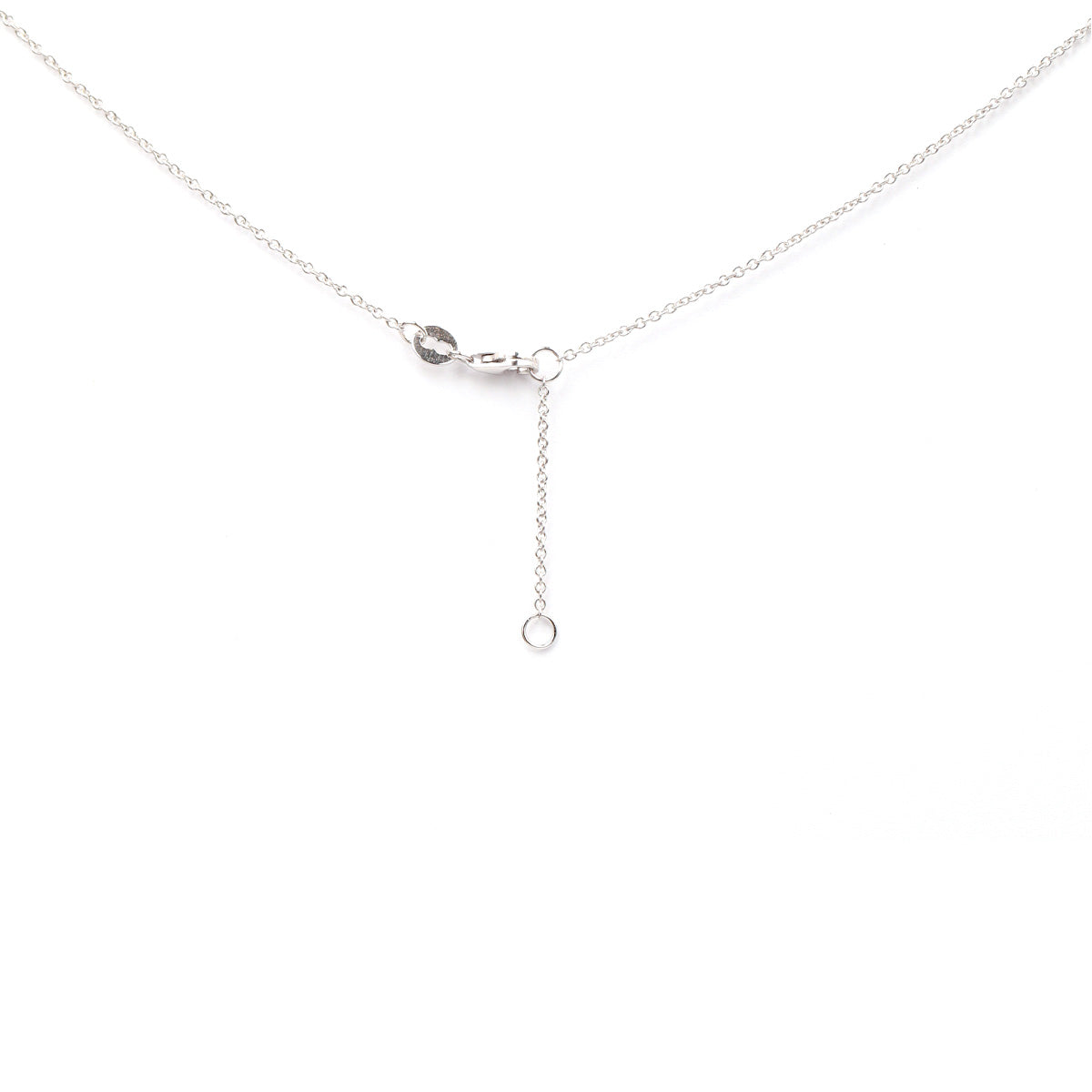 18K gold Round Brilliant Diamond V-Shaped Illusion Necklace 0.35ct tw. A00078 - FABER JEWELS